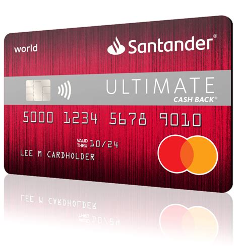 Santander ultimate cash back card